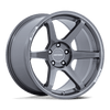 Battle VI - 18in, Flow Formed Aluminum, Gloss Gunzilla W/ Machined Lip, 18X10.5, 5X120, 25mm, 194933401352, SAE J2530 JWL VIA, 194933401352