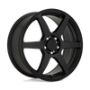 CS6 - 16in, Cast Aluminum, Satin Black, 16X7, 5X100/105, 40mm, 885463815039, SAEJ2530 JWL VIA, 885463815039