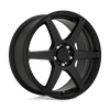 CS6 - 16in, Cast Aluminum, Satin Black, 16X7, 5X100/105, 40mm, 885463815039, SAEJ2530 JWL VIA, 885463815039
