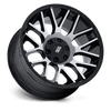 Overlook - 20in, Cast Aluminum, Gloss Black W/ Machined Face, 20X9, 8X180, 1mm, 194933430765, SAEJ2530, 194933430765