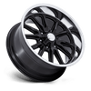Rambler 6 - 20in, Cast Aluminum, Gloss Black Diamond Cut Lip, 20X9.5, 6X5.5, 1mm, 194933343683, SAE J2530 JWL VIA, 194933343683