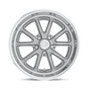 Rambler - 18in, Cast Aluminum, Textured Gray W/ Dc Lip, 18X7, 5X4.5, 1mm, 194933376278, SAE J2530 JWL VIA, 194933376278