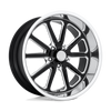Rambler - 20in, Cast Aluminum, Gloss Black Milled, 20X8, 5X4.75, 1mm, 885463898056, SAE J2530 JWL VIA, 885463898056