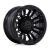 Bomber - 20in, Cast Aluminum, Matte Black W/ G-Blk Ring, 20X10, 8X170, -18mm, 194933348534, SAE J2530 JWL VIA, 194933348534