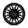 Bomber - 20in, Cast Aluminum, Matte Black W/ G-Blk Ring, 20X9, 8X6.5, 20mm, 194933363391, SAE J2530 JWL VIA, 194933363391