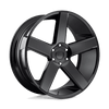 Baller - 22in, Cast Aluminum, Gloss Black, 22X9.5, 6X5.5, 19mm, 885463895161, 885463895161