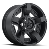 Rockstar II - 17in, Cast Aluminum, Matte Black W/ Accents, 17X9, 5X5.0/135, -12mm, 885463067216, SAE J2530 JWL-T VIA, 885463067216
