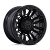 Bomber - 20in, Cast Aluminum, Matte Black W/ G-Blk Ring, 20X10, 5X5.0/5.5, -18mm, 194933348565, SAE J2530 JWL VIA, 194933348565
