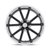 Rambler - 18in, Cast Aluminum, Gloss Black Milled, 18X8, 5X4.75, 1mm, 885463898001, SAE J2530 JWL VIA, 885463898001