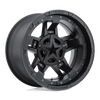 Rockstar III - 18in, Cast Aluminum, Matte Black, 18X9, 5X5.0/135, 0mm, 885463173528, SAEJ2530 JWL-T VIA, 885463173528