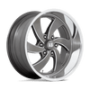 Desperado - 20in, Cast Aluminum, Anthracite Milled Diam-Cut Lip, 20X8, 6X5.5, 1mm, 194933213412, SAEJ2530, 194933213412
