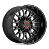Snare - 20in, Cast Aluminum, Gloss Black W/ Gray Tint, 20X10, 5X5.0/5.5, -18mm, 885463735733, SAEJ2530 JWL-T VIA, 885463735733