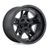 Rockstar III - 17in, Cast Aluminum, Matte Black, 17X8, 6X135/5.5, 20mm, 885463173788, SAEJ2530 JWL-T VIA, 885463173788