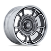 Flagstaff - 20in, Fusion Forged, Anthracite W/ Mach-Fc & Chr-Lp, 20X11, 5X5.0, -6mm, 194933426522, SAEJ2530, 194933426522