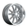 Rambler - 18in, Cast Aluminum, Textured Gray W/ Dc Lip, 18X8, 5X4.5, 1mm, 885463897707, SAE J2530 JWL VIA, 885463897707