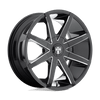 Push - 22in, Cast Aluminum, Gloss Black Milled, 22X9.5, 6X135/5.5, 25mm, 885463893044, 885463893044