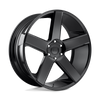 Baller - 22in, Cast Aluminum, Gloss Black, 22X9.5, 5X5.0, 11mm, 885463895130, 885463895130