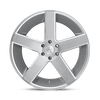 Baller - 26in, Cast Aluminum, Gloss Silver Brushed, 26X10, 6X5.5, 20mm, 885463895659, 885463895659