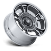 Flagstaff - 22in, Fusion Forged, Anthracite W/ Mach-Fc & Chr-Lp, 22X9, 5X5.0, 0mm, 194933426454, SAEJ2530, 194933426454