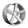 Baller - 24in, Cast Aluminum, Gloss Silver Brushed, 24X10, 6X5.5, 19mm, 885463895635, 885463895635
