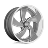 Desperado - 22in, Cast Aluminum, Anthracite Milled Diam-Cut Lip, 22X8.5, 5X4.75, 1mm, 194933119936, SAEJ2530, 194933119936