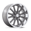 Rambler 6 - 20in, Cast Aluminum, Matte Gunmetal Diamond Cut Lip, 20X9.5, 6X5.5, 1mm, 194933343768, SAE J2530 JWL VIA, 194933343768