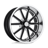 Rambler - 18in, Cast Aluminum, Gloss Black Milled, 18X9.5, 5X4.75, 1mm, 885463898025, SAE J2530 JWL VIA, 885463898025