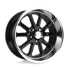 Rambler - 20in, Cast Aluminum, Gloss Black, 20X9.5, 5X4.75, 1mm, 885463898438, SAE J2530 JWL VIA, 885463898438