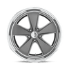 Roadster - 18in, Cast Aluminum, Matte Gun Metal Machined, 18X8, 5X4.75, 1mm, 885463898209, 885463898209