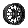 OG - 24in, Cast Aluminum, Gloss Black Milled, 24X10, 6X5.5, 25mm, 194933162444, 194933162444