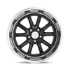 Rambler - 18in, Cast Aluminum, Gloss Black, 18X9.5, 5X4.75, 1mm, 885463898391, SAE J2530 JWL VIA, 885463898391