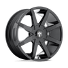 Push - 24in, Cast Aluminum, Gloss Black, 24X9.5, 6X135/5.5, 25mm, 885463893242, 885463893242