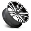 Flex - 22in, Cast Aluminum, Gloss Black Milled, 22X9.5, 6X5.5, 25mm, 194933162642, 194933162642