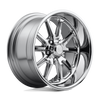 Rambler - 17in, Cast Aluminum, Chrome Plated, 17X8, 5X5.0, 1mm, 885463897387, SAE J2530 JWL VIA, 885463897387
