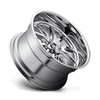 Rambler - 17in, Cast Aluminum, Chrome Plated, 17X8, 5X5.0, 1mm, 885463897387, SAE J2530 JWL VIA, 885463897387