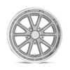 Rambler - 22in, Cast Aluminum, Textured Gray W/ Dc Lip, 22X11, 5X5.0, 18mm, 885463897899, SAE J2530 JWL VIA, 885463897899