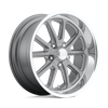 Rambler - 15in, Cast Aluminum, Textured Gray W/ Dc Lip, 15X8, 5X4.5, 1mm, 885463897639, SAE J2530 JWL VIA, 885463897639