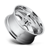 Hustler - 22in, Cast Aluminum, Chrome Plated, 22X9, 5X5.0, 1mm, 885463897974, 885463897974