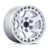 Bahari - 17in, Cast Aluminum, Gloss Silver W/ Machined Face, 17X8.5, 6X5.5, 25mm, 194933381753, SAE J2530 JWL VIA, 194933381753
