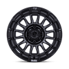 Rival - 17in, Cast Aluminum, Matte Gunmetal W/ Matte Blk-Lp, 17X9, 6X5.5, 1mm, 194933377435, SAE J2530 JWL VIA, 194933377435