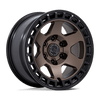 Bahari - 17in, Cast Aluminum, Burnt Bronze W/ Matte Blk-Lp, 17X8.5, 5X5.0, -10mm, 194933381692, SAE J2530 JWL VIA, 194933381692
