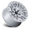 Vanguard - 17in, Cast Aluminum, Gloss Silver W/ Machined Face, 17X8.5, 6X5.5, 25mm, 194933435357, SAEJ2530, 194933435357