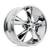 Legend - 17in, Cast Aluminum, Chrome Plated, 17X8, 5X4.75, 1mm, 885463876139, 885463876139