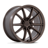 Zentoku - 18in, Flow Formed Aluminum, Burnt Bronze, 18X9.5, 5X120, 42mm, 194933396610, SAE J2530 JWL VIA, 194933396610