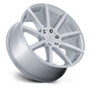 P6E - 20in, Cast Aluminum, Gloss Silver W/ Machined Face, 20X9.5, 6X5.5, 25mm, 194933397822, SAEJ2530, 194933397822