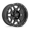 Phaser - 18in, Cast Aluminum, Satin Black, 18X9, 6X5.5, 0mm, 844658035539, 844658035539