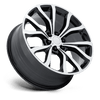 PR230 - 22in, Cast Aluminum, Gloss Black W/ Machined Face, 22X9.5, 6X135, 44mm, 194933401642, SAEJ2530, 194933401642