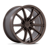 Zentoku - 18in, Flow Formed Aluminum, Burnt Bronze, 18X9.5, 5X100, 38mm, 194933396603, SAE J2530 JWL VIA, 194933396603