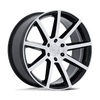 P6E - 22in, Cast Aluminum, Gloss Black W/ Machined Face, 22X9.5, 6X5.5, 25mm, 194933397846, SAEJ2530, 194933397846