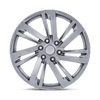 PR240 - 18in, Cast Aluminum, Hyper Silver, 18X8.5, 6X132, 35mm, 194933429707, SAEJ2530, 194933429707